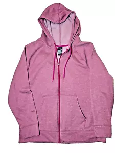 Champion Jacket Hoodie Women's Size XX Large Long Sleeve Full Zip Heathered Pink - Picture 1 of 10
