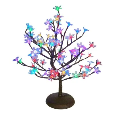 24" Blossom Tree Multicolor Motion Changing LED Lighting Remote Holidynamics New - Image 1 of 4