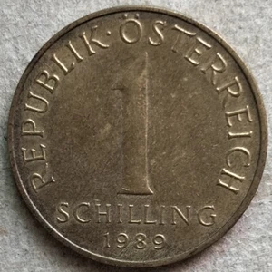 Austria 1 Schilling coin 1989 - Picture 1 of 2