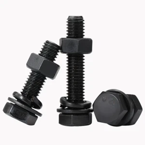 Grade 12.9 Hex Head Screws with Nut/Washer/Spring Washer M4 M5 M6~M12 Hex Bolts - Picture 1 of 5