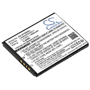 BATTERIE 800mAh Type BY42 CAB3120000C1 pour Alcatel One Touch 810D, OT-810D - Photo 1 sur 3