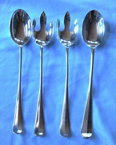 SILVER GUILD Georgian Silver Plate Serving Spoons &/or Forks. Your choice - Picture 1 of 14