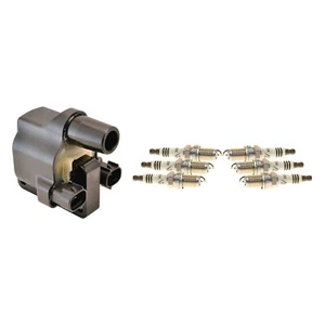 Hitachi Ignition Coil 6 NGK Iridium Spark Plugs Kit For Mazda 929 3.0 V6 DOHC - Picture 1 of 1