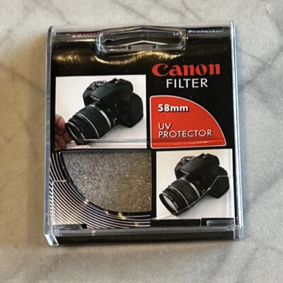 Canon 58mm UV Haze Filter Protector - Brand New - Image 1 of 2