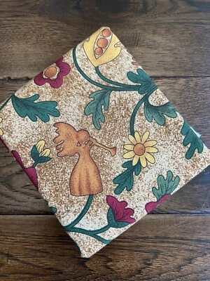 Benartex Peaceful Journey Gerry Kimmel-Carr Tan Angel Fabric 1 Yard- Vintage - Image 1 of 3
