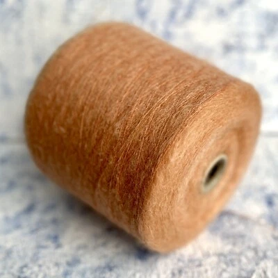 Kid Mohair Cone Yarn  67/30/3% Kid Mohair/PA/Merino, 1093yrd/3.52oz, per 100g - Image 1 of 4