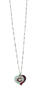 MLB Glitter Heart Necklace - Pick Your Team - Picture 1 of 26