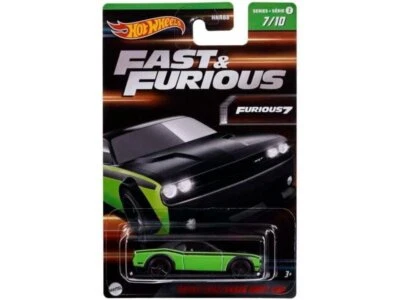 DODGE Challenger - Drift Car F&F  - green / black - HOT WHEELS 1:64 - Immagine 1 di 4