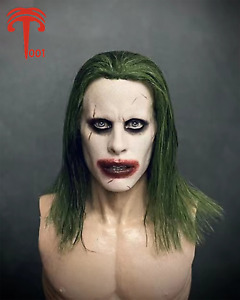 XT001 1/6 Long Hair Jared Leto Joker Man Head Sculpt Model Fit for 12'' TBL PH A