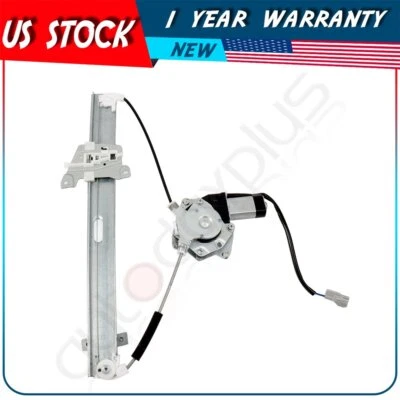 Fits 2004-2012 Mitsubishi Galant Rear Left with Motor New Power Window Regulator - Изображение 1 из 4