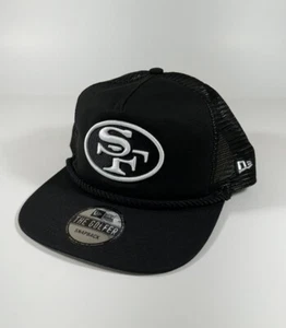 NEW ERA San Francisco 49ers The Golfer Snapback Rope Hat Cap Schwarz Herren *NEU* - Bild 1 von 7