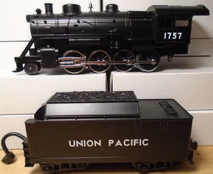 MTH UNION PACIFIC 2-8-0 STEAM LOCO #1757 + TENDER PS2 WITH BCR INSTALLED - Picture 1 of 7