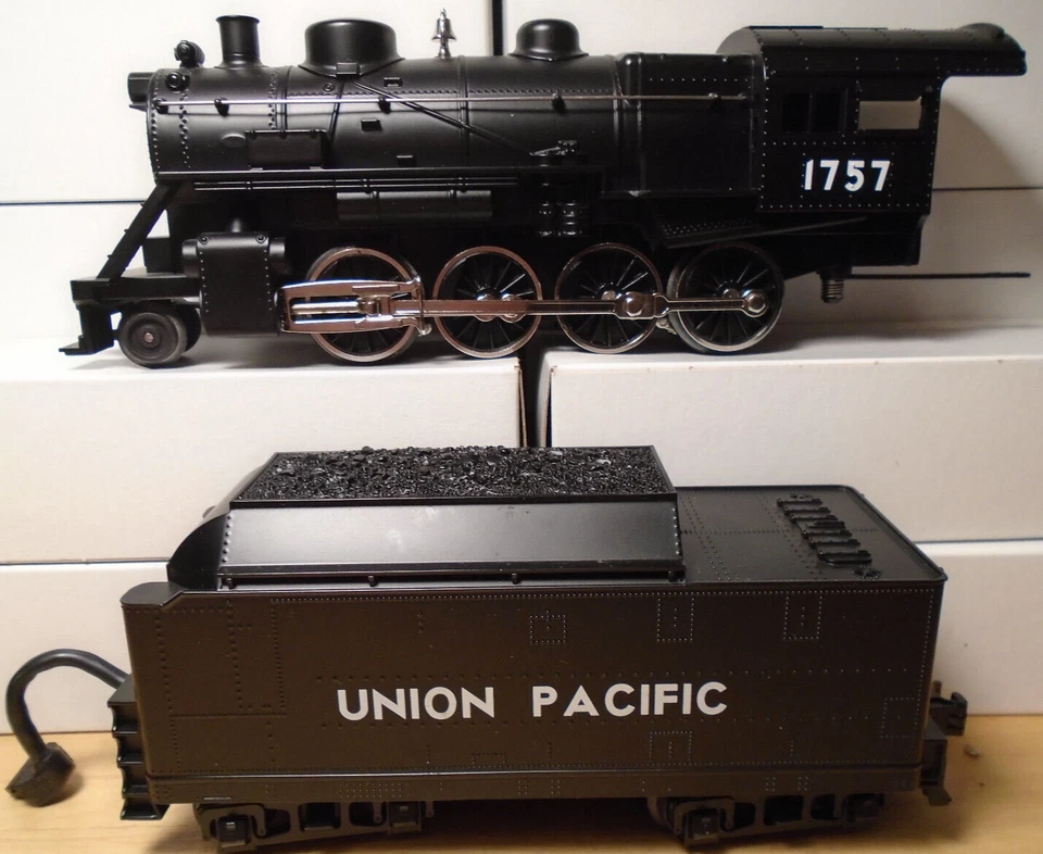MTH UNION PACIFIC 2-8-0 STEAM LOCO #1757 + TENDER PS2 WITH BCR INSTALLED - Image 1 of 4