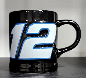 BRANDNEU RYAN NEWMAN 12 PENSKE RACING GLÄNZEND SCHWARZ KERAMIK NASCAR KAFFEETASSE - Bild 1 von 10
