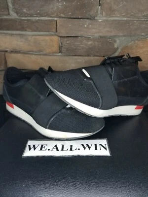 Balenciaga Race Runners Black Red US Size 9 - Image 1 of 4