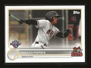 2022 Topps Pro Debut Base Card Milkar Perez Modesto Nuts Mariners (#PD-140) - Picture 1 of 2