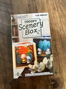 Blind Box Surprise ~ Re-ment Peanuts Snoopy Scenery Box Miniature Toy Figure - Picture 1 of 3