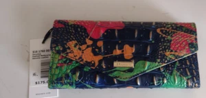 BRAHMIN Veronica Embossed Leather Wallet Multicolor Festival NWT $175 - Picture 1 of 3