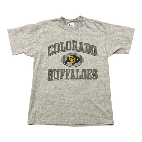 Vintage Colorado Buffaloes Single Stich Pro Player T-Shirt Adult Large Cover