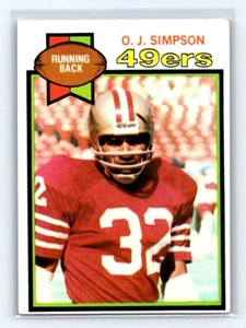 1979 Topps #170 O.J. Simpson Cream Colored Back - Picture 1 of 2