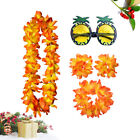 Hawaiian Luau Party Tropical Flower Bracelet Tropical Party Glasses