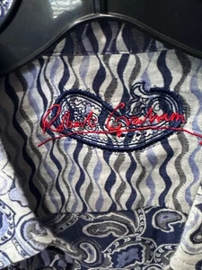 Robert Graham Bold Paisley LONG SLEEVE SHIRT 2XL XXL 18 x 36/37 - Picture 1 of 7