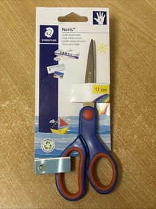 Staedtler - Noris Club - Large Hobby Scissors 17cm - Blue / Red - Right Handed - Picture 1 of 4