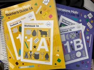 Dimensions Math Teacher’s Guides First Grade 1A & 1B (Singapore Math) - Picture 1 of 1