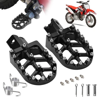  Clavijas de pie CNC para moto de cross para CRF50F CRF70F CRF110F XR70R XR80R XR100R CR125R Foto 1 de 4