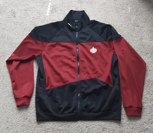 Robe Factory Star Trek TNG Command Track Jacket Size Medium Red Captain - Picture 1 of 6