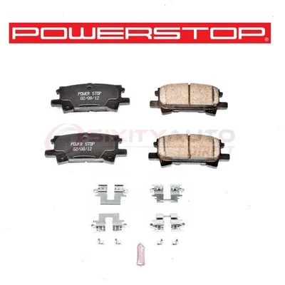 PowerStop Rear Disc Brake Pad & Hardware Kit for 2004-2007 Toyota Highlander rw Foto 1 de 4