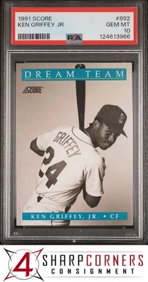 Puntuación #892 Ken Griffey Jr. Dream Team Mariners Hof 1991 PSA 10 Foto 1 de 2
