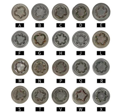 For AUDI A3-5 Q3-7 Anti-theft Wheel Lock Lug Nut Key Socket Set Remover Tool Kit - Image 1 of 4