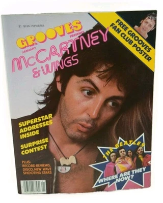 Grooves January Presents McCartney & Wings Magazine Volume Two Number One - Image 1 of 2
