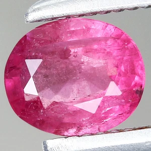 0.38ct Oval Natural Pinkish Purple Rubellite Tourmaline Mozambique, Africa Gemst - Picture 1 of 4