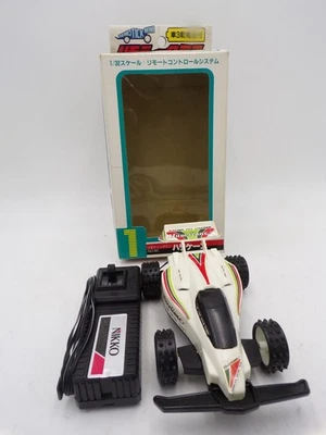 Vintage 1989 Nikko Japan 1/32 Mini Remo Stick Hurricane Wired RC Buggy NMIB - Image 1 of 4