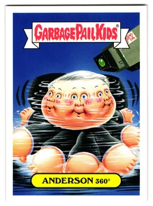 Anderson 360 GPK 2016 Garbage Pail Kids Anderson Cooper TV Parody Sticker - Picture 1 of 2