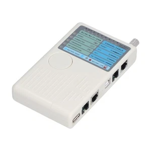 Netzwerkkabeltester 4-in-1 Koaxialkabeltester Für RJ45 BNC RJ11 USB - Afbeelding 1 van 24