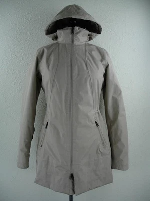 Parka para mujer S The North Face aislante Ancha II beige abrigo con capucha DryVent largo Foto 1 de 4