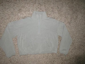 Lululemon angeraut Softstreme halber 1/2-Reißverschluss Gr. 6 grün Pullover Sweatshirt W3IDXS - Bild 1 von 8