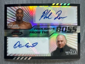 Phil Davis / Dana White 2012 Thoughts from the Boss Dual Auto 12/25 UFC - 1148 - Picture 1 of 2