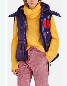 EUC MONCLER GENIUS lila Weste mit doppelter Kapuze - Bild 1 von 15
