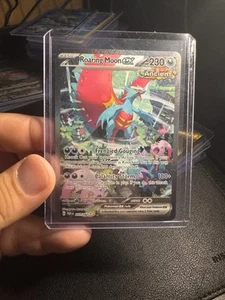 Roaring Moon ex 251/182 Sv04: Paradox Rift Illustration Rare NM POKEMON - Picture 1 of 8