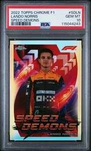 PSA 10 2022 Topps Chrome Formula 1 Speed Demons #SDLN Lando Norris - Bild 1 von 2