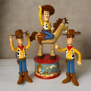 Toy Story lotto di 3 giocattoli Happy Meal Woody Mcdonalds 1999 vintage - Foto 1 di 12