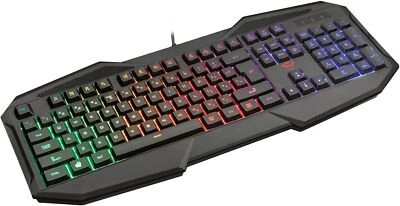 Trust GXT 830-RW Avonn Gaming Tastatur Schwarz Deutsches QWERTZ Layout - Bild 1 von 4