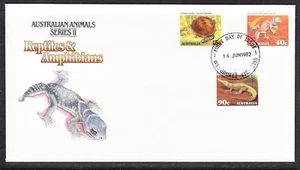 Australia 1982 Reptiles  Series 2 First Day Cover - Wendouree Vic 3350 - Picture 1 of 1