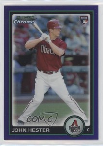 2010 Bowman Draft Chrome Purple Refractor John Hester #BDP81 Rookie RC