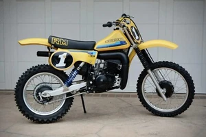 1980 Suzuki RM400 Motorcycle | 24x36 inch POSTER | - Picture 1 of 2