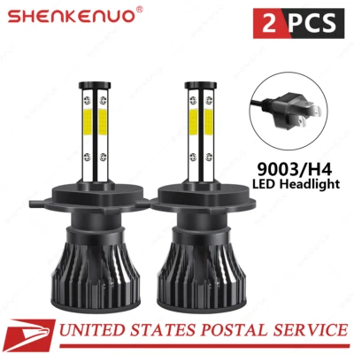 6000K 2pc 9003 LED Headlight High/Low Beam Bulbs Kit For Toyota Paseo 1992-1999 - Image 1 of 4